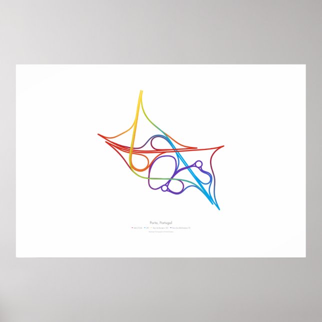 Póster Coreografía de intercambio: Porto, Portugal (Frente)