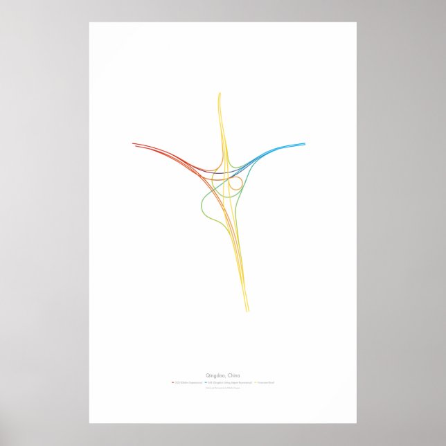 Póster Coreografía de intercambio: Qingdao, China (Frente)