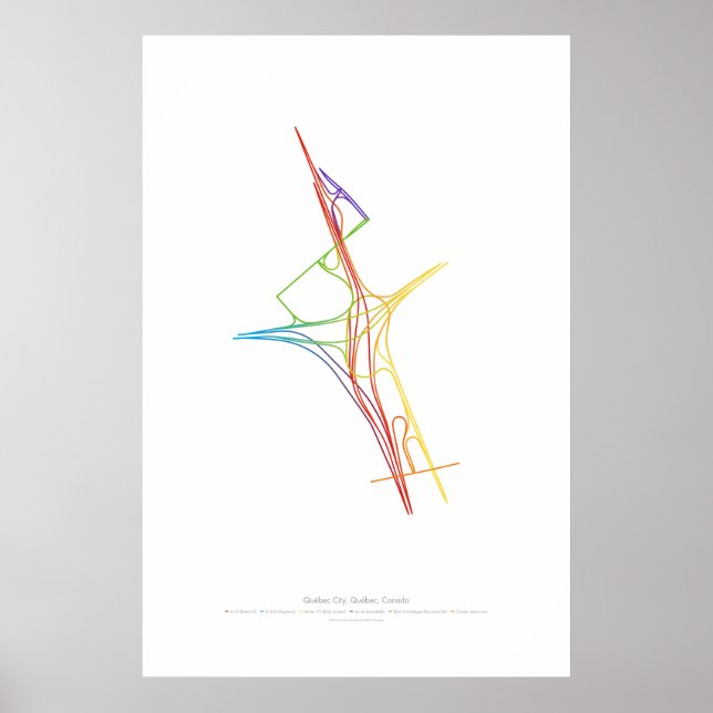 Póster Coreografía de intercambio: Québec City, QC, CA (Frente)