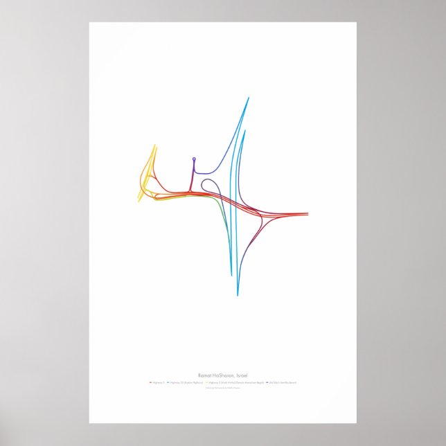 Póster Coreografía de Intercambio: Ramat HaSharon, Israel (Frente)