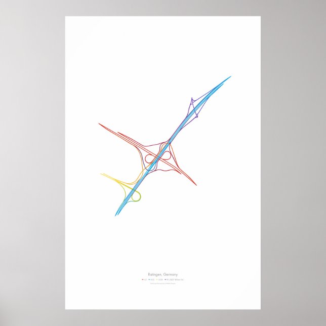 Póster Coreografía de intercambio: Ratingen, Alemania (Frente)