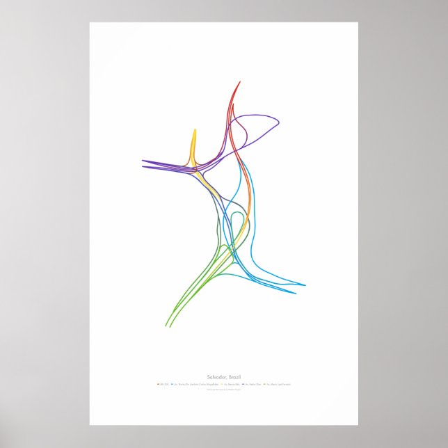 Póster Coreografía de Intercambio: Salvador, Brasil (Frente)