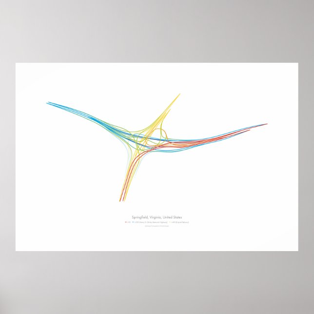 Póster Coreografía de intercambio: Springfield, VA, EE. U (Frente)