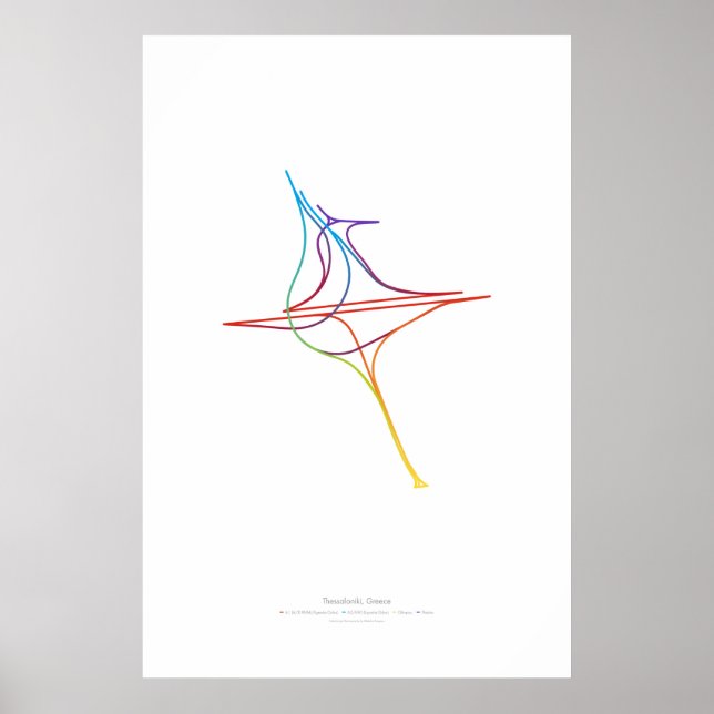 Póster Coreografía de intercambio: Tesalónica, Grecia (Frente)