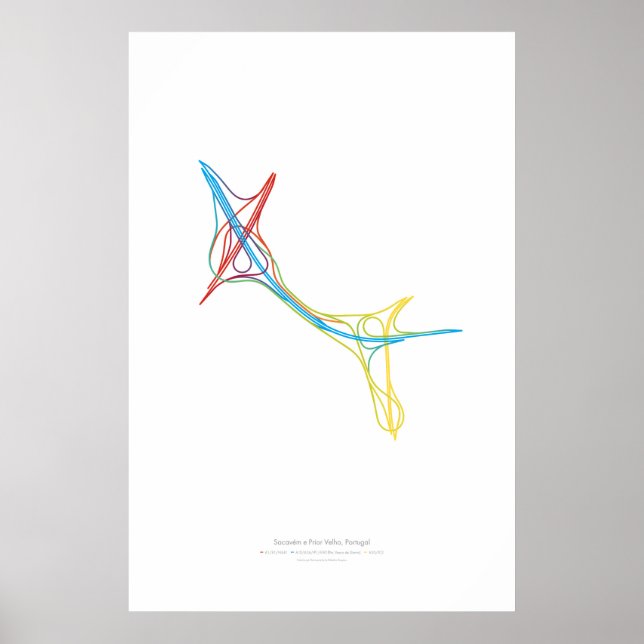 Póster Coreografía de Intercambios: Sacavém e Prior Velho (Frente)