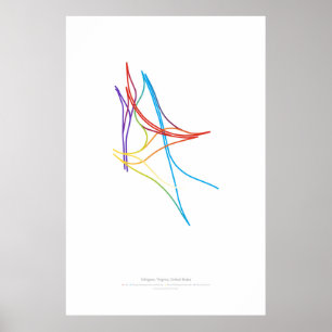 Póster Coreografía del intercambio: Arlington, VA, los
