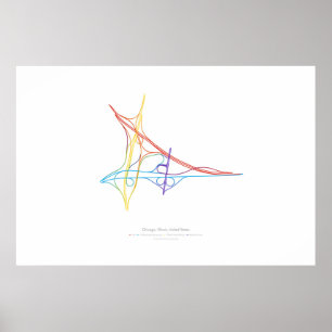 Póster Coreografía del intercambio: Chicago, IL, los