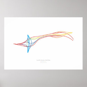Póster Coreografía del intercambio: Louisville, KY, los