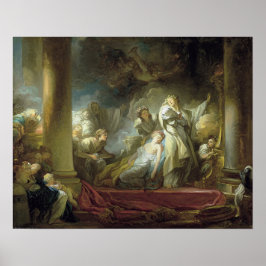 Póster Coresus sacrificándose para salvar la callirhoe