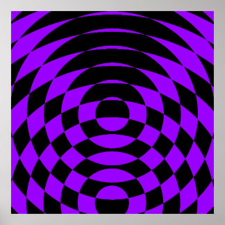 Póster Corey Tiger 80's Vintage Op Art