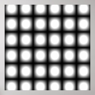 Póster Corey Tiger 80's Vintage Op Art