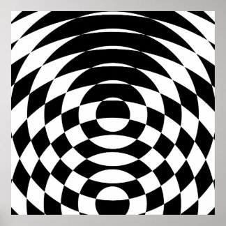 Póster Corey Tiger 80s Vintage Op Art