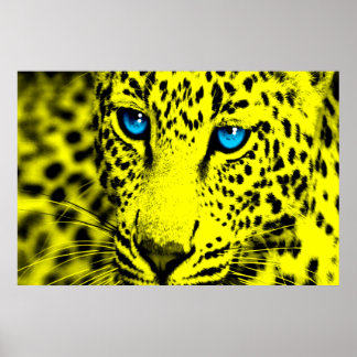 Póster Corey Tiger Leopard retro 80