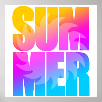 Póster Corey Tiger Verano 80s Sol