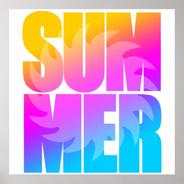 Póster Corey Tiger Verano 80s Sol (Frente)