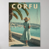 Corfú 50s viaje vintage