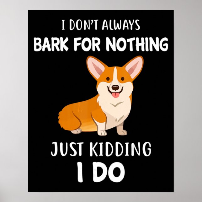 Póster Corgi (Frente)