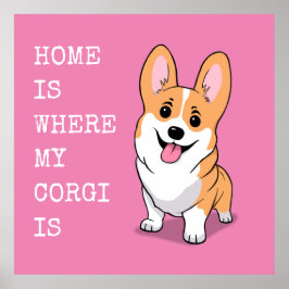 Póster Corgi