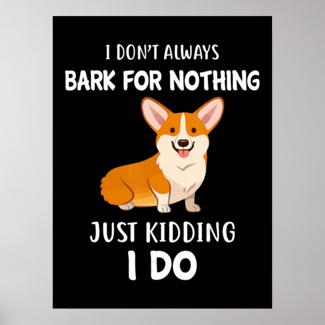 Póster Corgi (Frente)