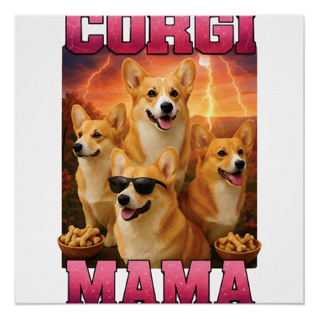 Póster Corgi Copia Copia (Anverso)
