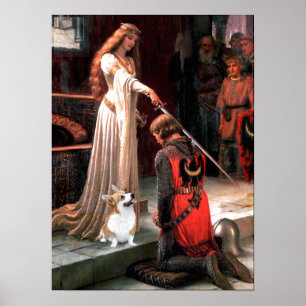 Póster Corgi galés 2 - The Accolade