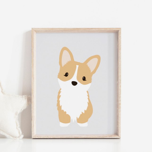 Póster Corgi galés cachorro de perro guarnición y Poster  (Subido por el creador)