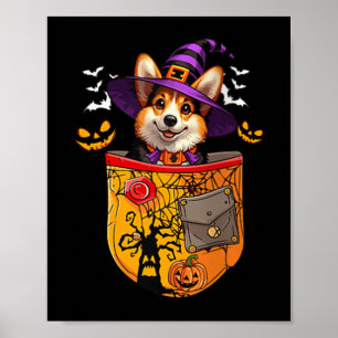 Póster Corgi Mujer Como Mujer Dueña De Perro De Cket Hall