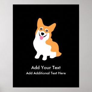 Póster Corgi Puppy