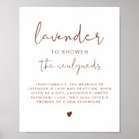 CORIANDER Boho Lavanda de roya Boda Rótulo