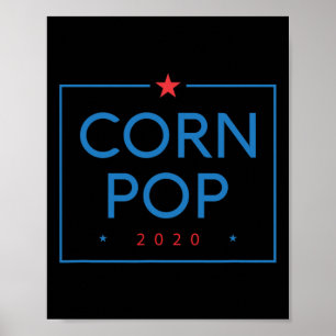 Póster Corn Pop Joe Biden Anti Gafe Divertido Presidente