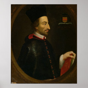 Póster Cornelius Jansen Obispo de Ypres