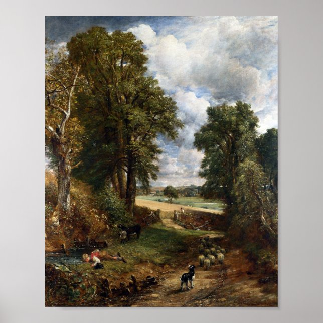 Póster Cornfield - John Constable (Frente)