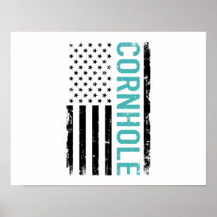 Póster Cornhole Estados Unidos