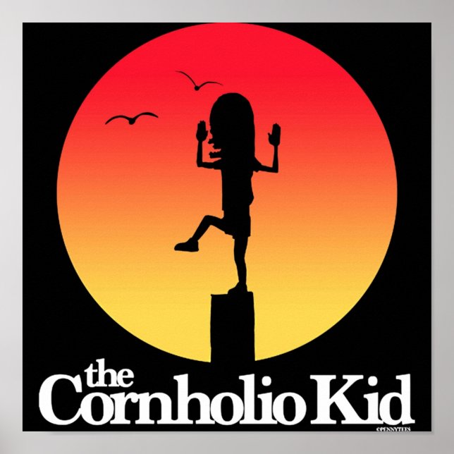 Póster Cornholio Kid TShirt (Frente)