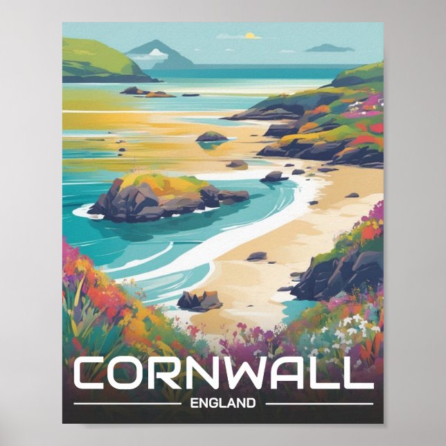 Póster Cornwall County England cornwall (Frente)