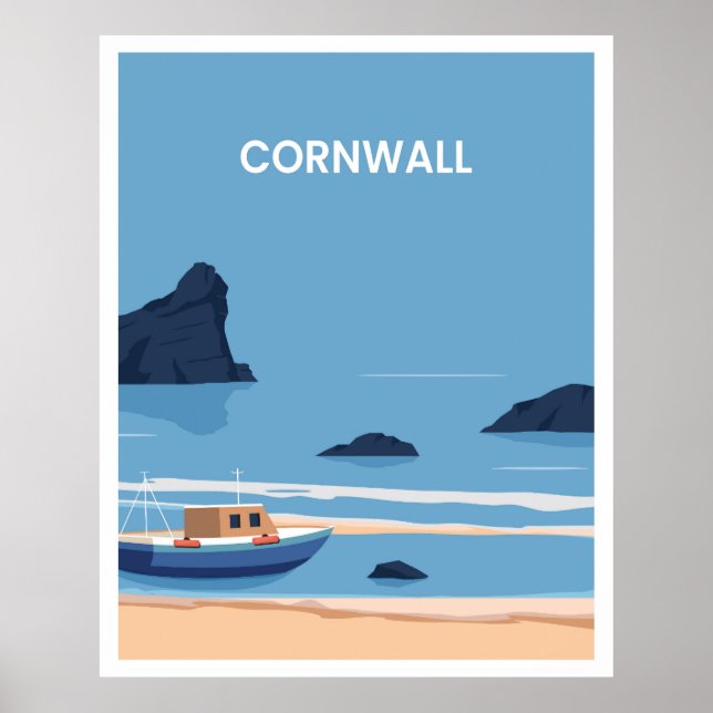 Póster Cornwall England (Frente)