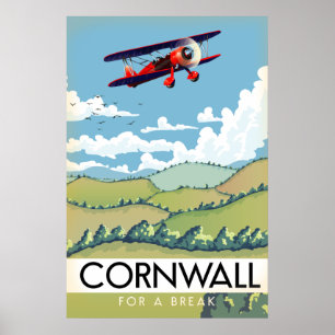 Póster Cornwall para una pausa