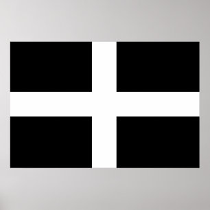 Póster Cornwall, Reino Unido