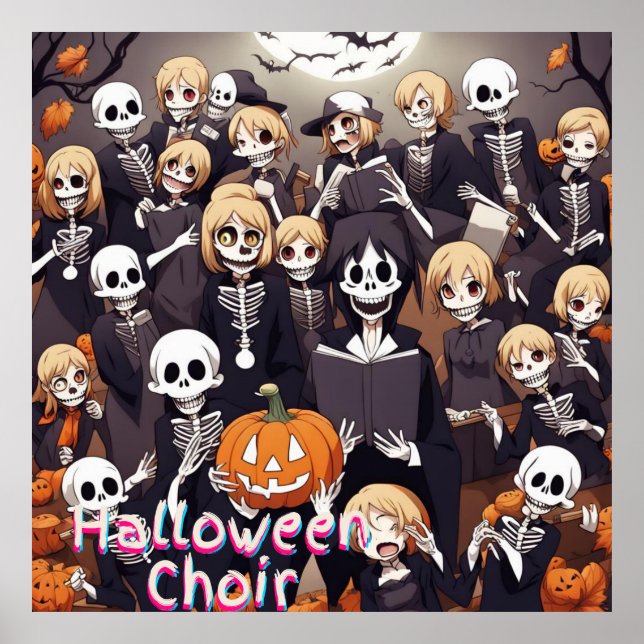 Póster Coro de Halloween (Frente)