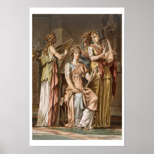 Póster Coro de Mujeres Israelíes, disfraces de 'Esther' b