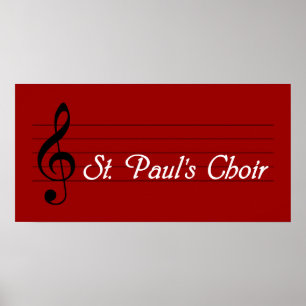Póster Coro de San Pablo