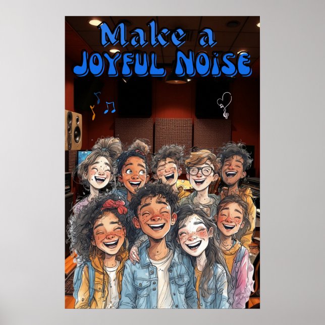 Póster Coro Juvenil de la Iglesia (Frente)
