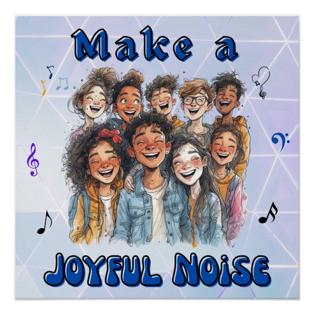 Póster Coro Juvenil de la Iglesia (Anverso)