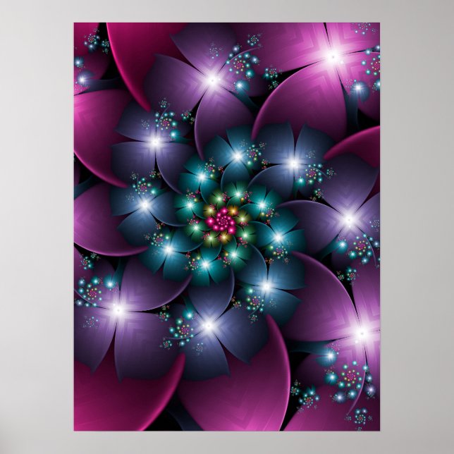 Póster Corola de Flor (Frente)