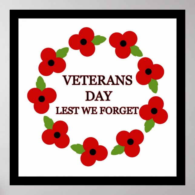 Póster Corona de amapola - Poster (Frente)