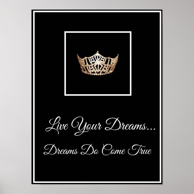 Póster Corona de concursos vive tu Poster de sueños (Frente)