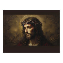Póster Corona de Espinas de Jesús – Retrato de Cri