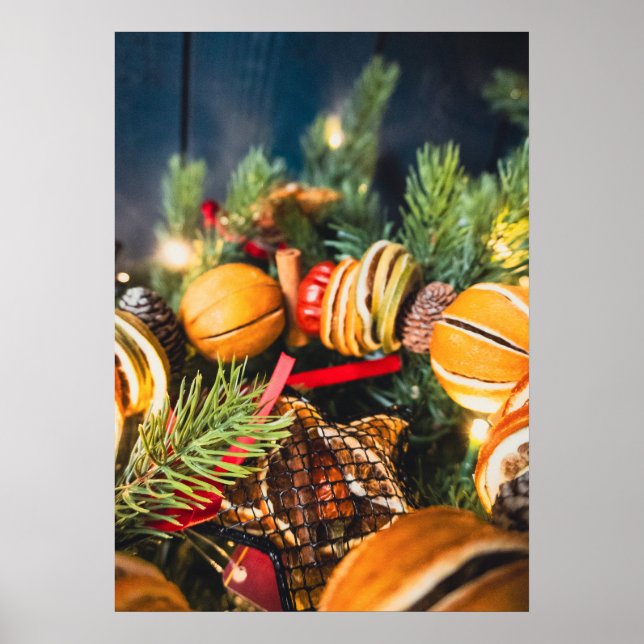 Póster corona de navidades (Frente)