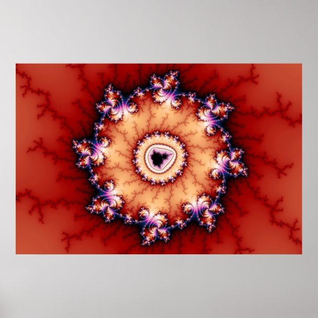 Póster Corona De Tornos - Fractal (Frente)