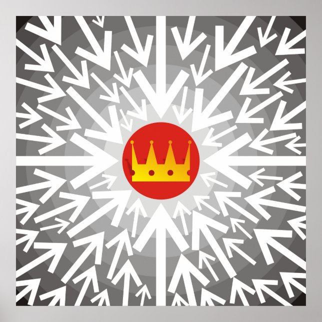 Póster Corona dorada (Frente)